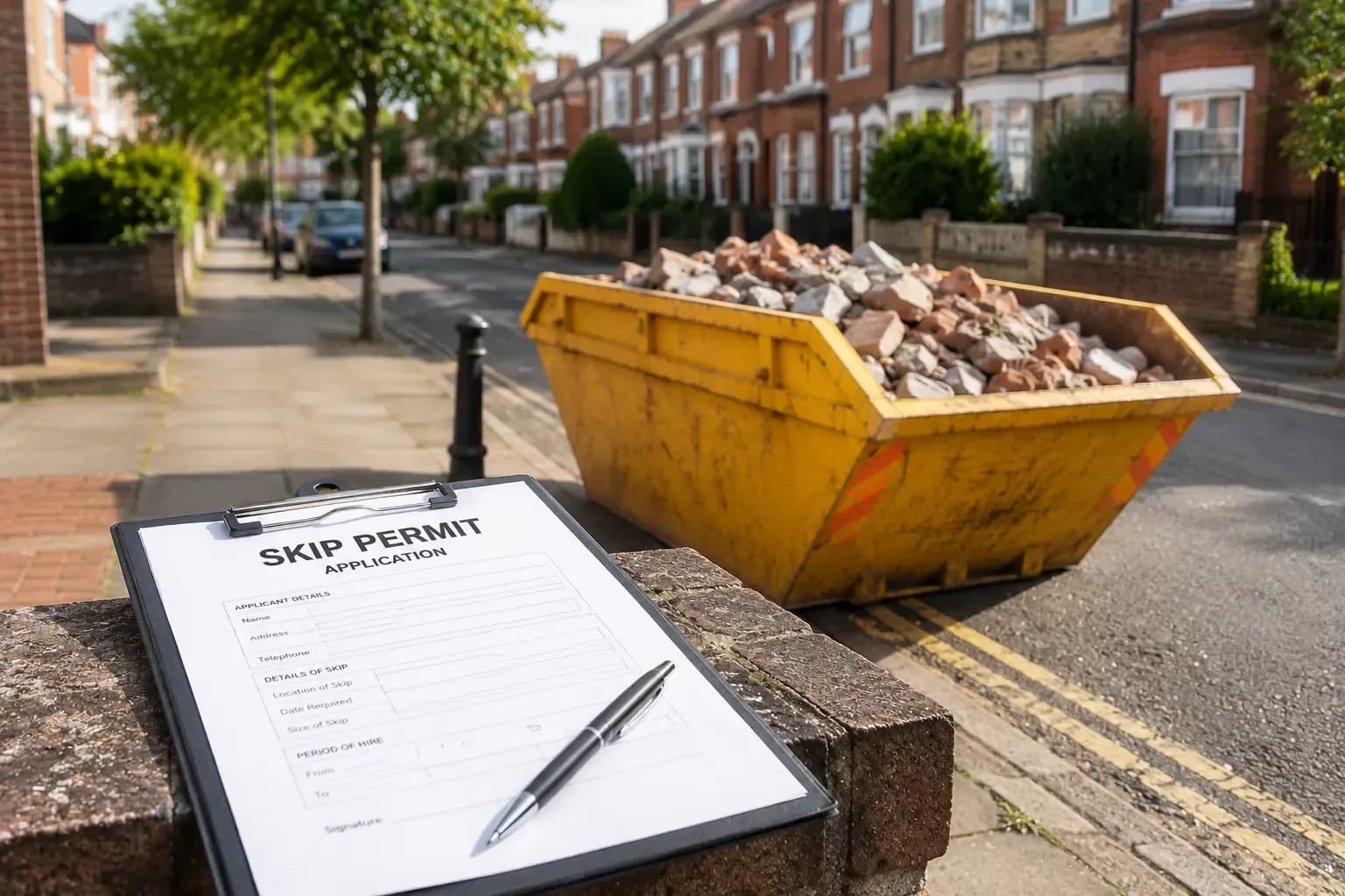 Skip Permits: When You Need One and How to Get It
