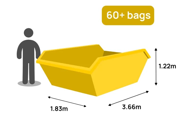 Large Skip - 8 cubic yards