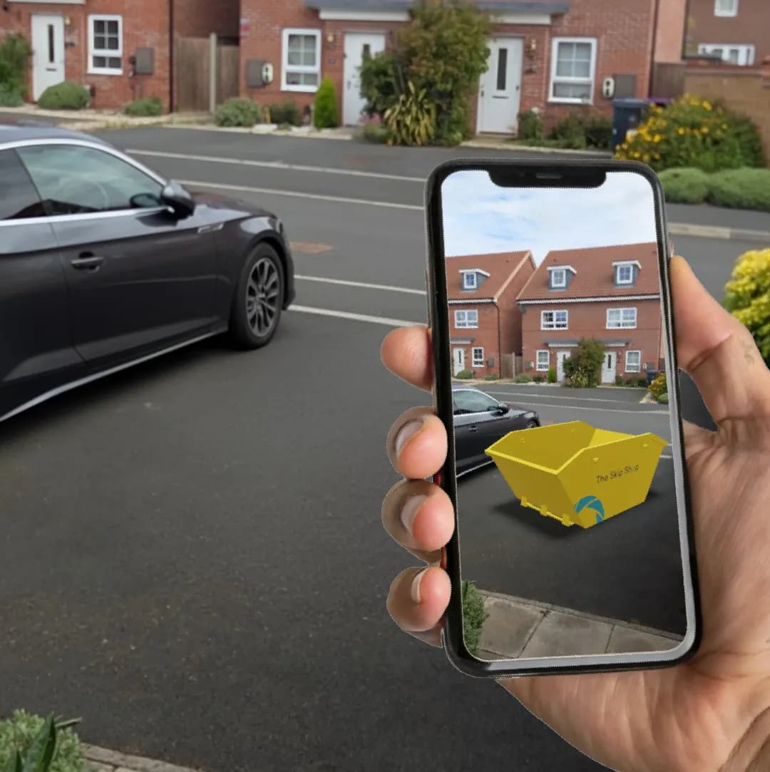 Using Augmented Reality to Choose the Right Skip Size